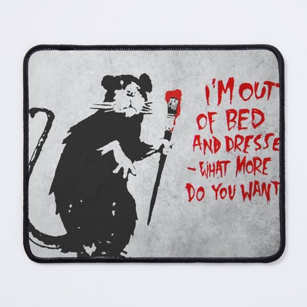 Item preview, Poster Banksy - Out Of Bed Rat Painting designed and sold by gamalielRocky.