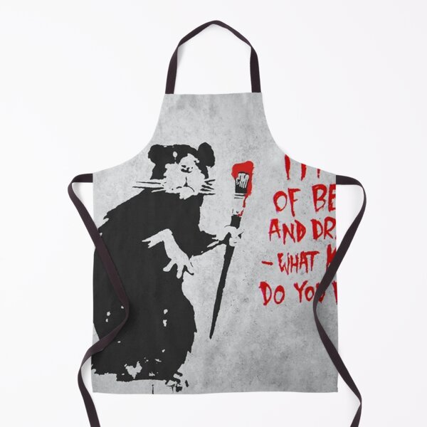 Item preview, Poster Banksy - Out Of Bed Rat Painting designed and sold by gamalielRocky.