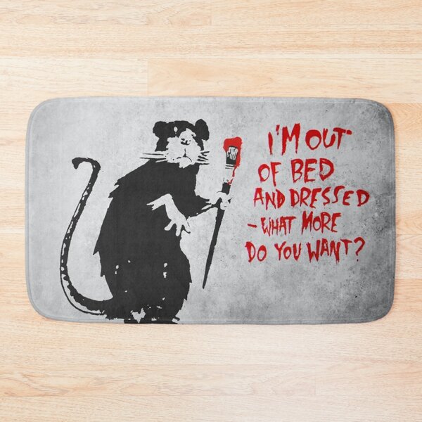 Item preview, Poster Banksy - Out Of Bed Rat Painting designed and sold by gamalielRocky.