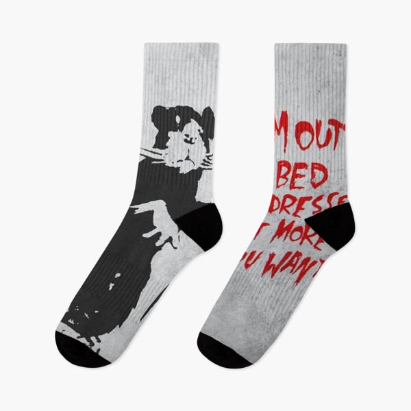 Item preview, Poster Banksy - Out Of Bed Rat Painting designed and sold by gamalielRocky.