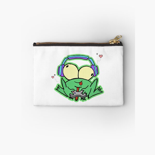 Artikelvorschau, Gamer-Frosch entworfen und verkauft von StickWithVibe.