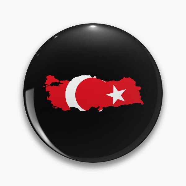 Item preview, Turkey Shaped Flag TR designed and sold by shitpostee.