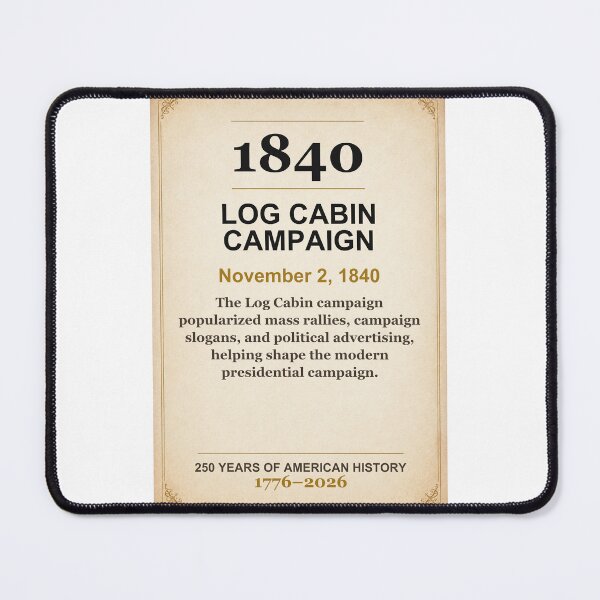 Item preview, America 250 | Log cabin Campaign | 1840 designed and sold by ariksworld.