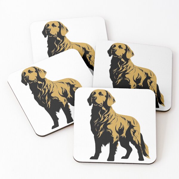 Item preview, Arte vectorial de un majestuoso Golden Retriever - Silueta de perro leal designed and sold by Antony004.