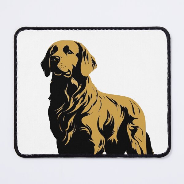 Item preview, Majestic Golden Retriever Vector Art - Loyal Dog Silhouette designed and sold by Antony004.