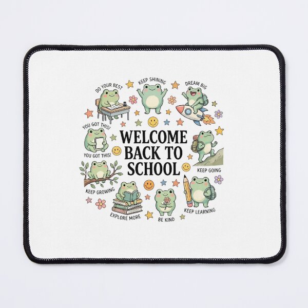 Item preview, Welcome Back to School Frogs, Cute Frog Teacher, First Day of School designed and sold by kennedy-brook.