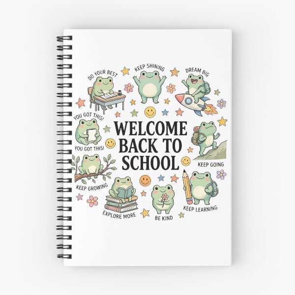 Item preview, Welcome Back to School Frogs, Cute Frog Teacher, First Day of School designed and sold by kennedy-brook.