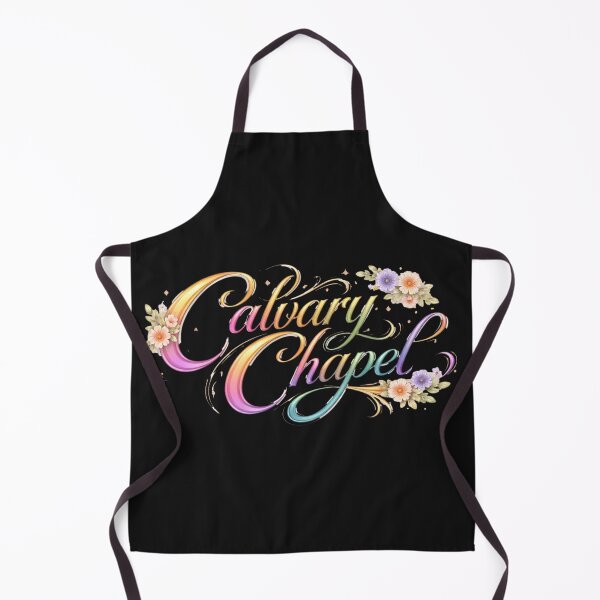 Item preview, Calvary Chapel | Elegant Floral Gradient Script designed and sold by Jen.Lou.