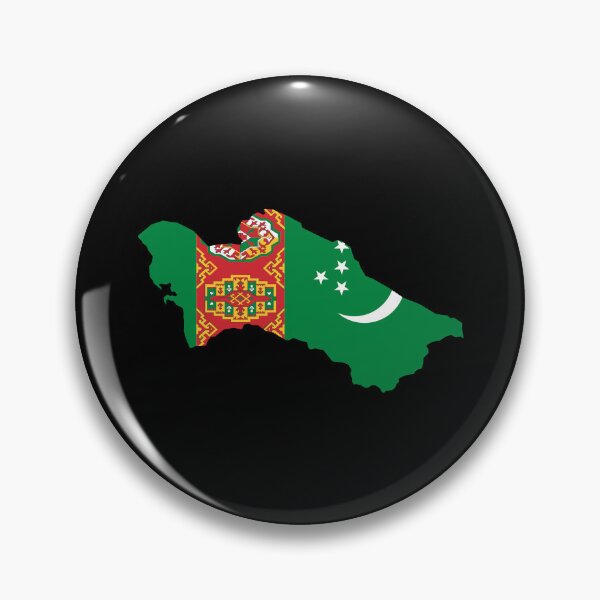 Item preview, Turkmenistan Shaped Flag TM designed and sold by shitpostee.
