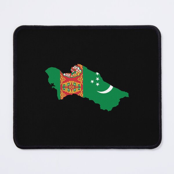 Item preview, Turkmenistan Shaped Flag TM designed and sold by shitpostee.