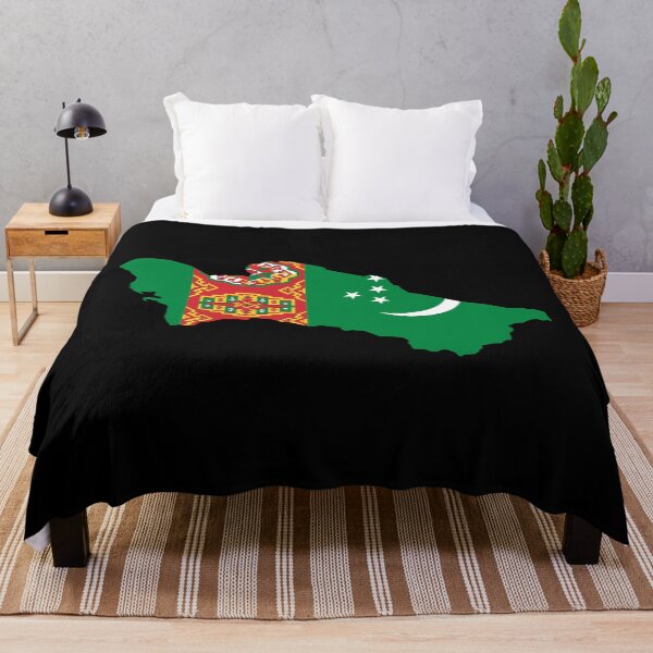 Item preview, Turkmenistan Shaped Flag TM designed and sold by shitpostee.