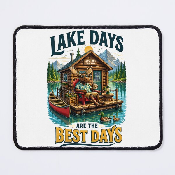 Item preview, Lake Days Moose Cabin Life designed and sold by Sovereign Supply Co..