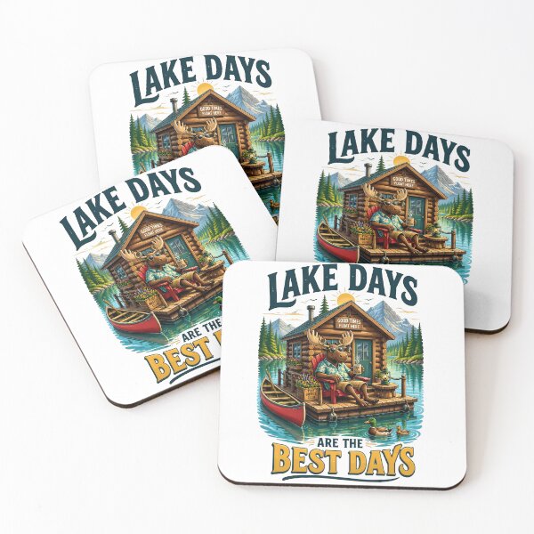 Item preview, Lake Days Moose Cabin Life designed and sold by Sovereign Supply Co..