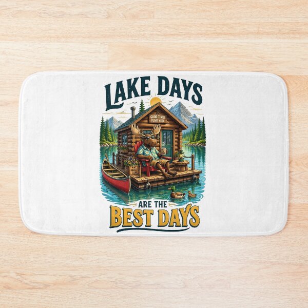 Item preview, Lake Days Moose Cabin Life designed and sold by Sovereign Supply Co..