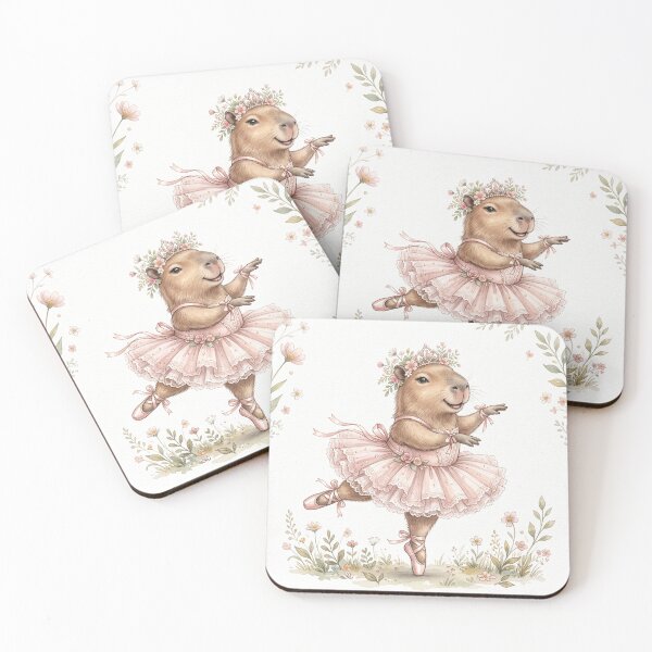 Item preview, Cute Capybara Ballet designed and sold by 2-Of-A-Kind.