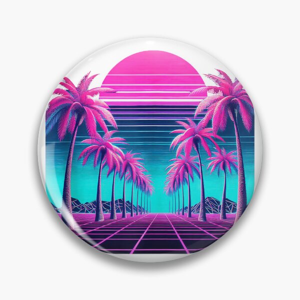 Item preview, Retro 80s Vaporwave Synthwave Palm Tree Sunset Aesthetic Tank Top designed and sold by Othinus.