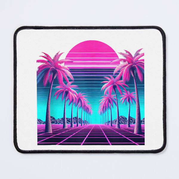 Item preview, Retro 80s Vaporwave Synthwave Palm Tree Sunset Aesthetic Tank Top designed and sold by Othinus.