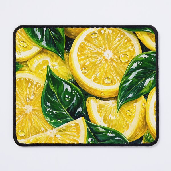 Item preview, Lemon Citrus Fruit Pattern Juicy Summer Print designed and sold by DjFreeq.