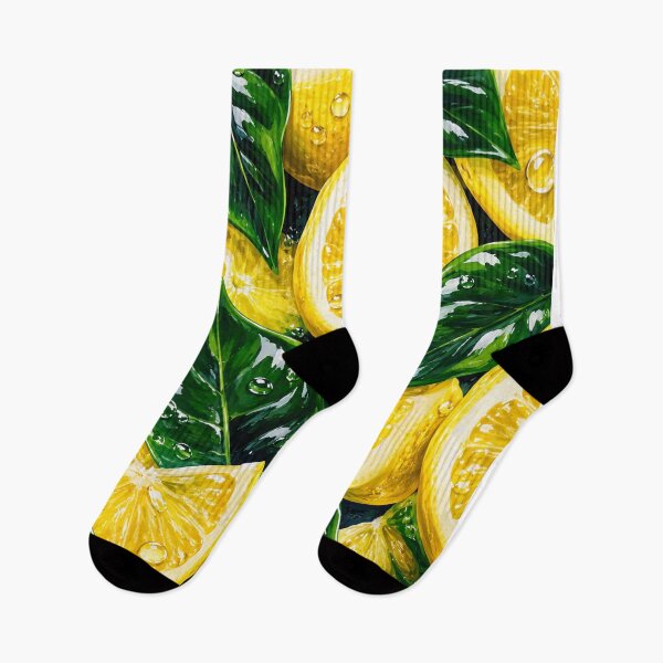 Item preview, Lemon Citrus Fruit Pattern Juicy Summer Print designed and sold by DjFreeq.