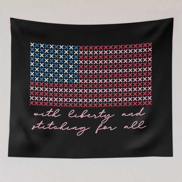 Item preview, Patriotic Cross Stitch USA Flag - Liberty & Stitching designed and sold by The-Goods.