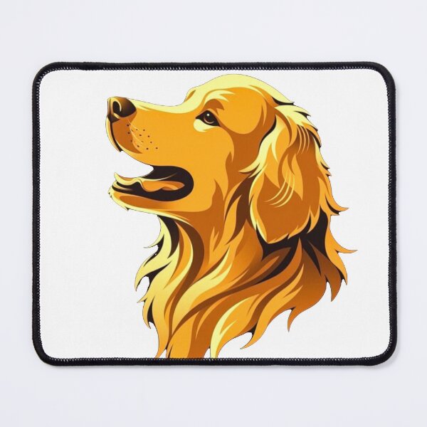 Item preview, Majestic Golden Retriever Golden Vector Art designed and sold by Antony004.