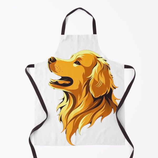 Item preview, Arte vectorial de un majestuoso Golden Retriever dorado designed and sold by Antony004.