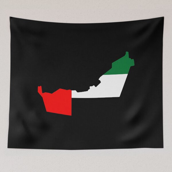 Item preview, United Arab Emirates Shaped Flag AE designed and sold by shitpostee.
