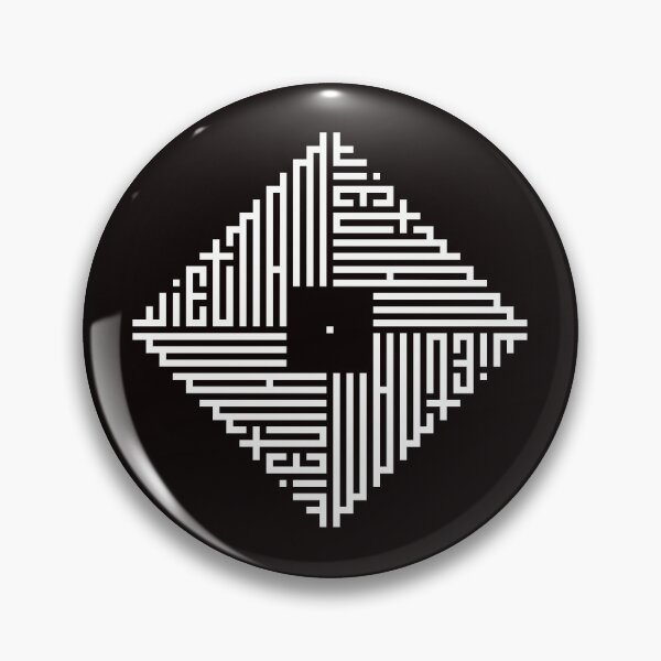 Item preview, VIETNAM | White  | Modern Geometric Kufi Calligraphy | From Name to Art   designed and sold by FOR YOUR NAME.