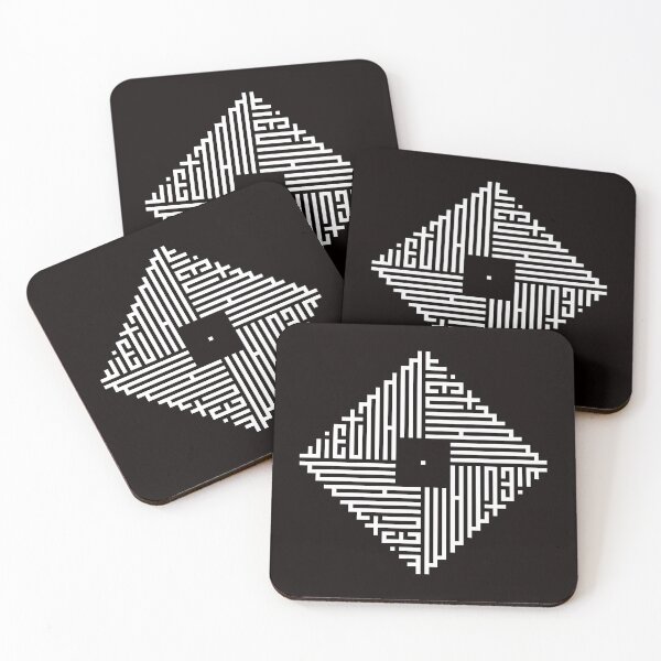 Item preview, VIETNAM | White  | Modern Geometric Kufi Calligraphy | From Name to Art   designed and sold by FOR YOUR NAME.
