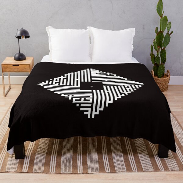 Item preview, VIETNAM | White  | Modern Geometric Kufi Calligraphy | From Name to Art   designed and sold by FOR YOUR NAME.