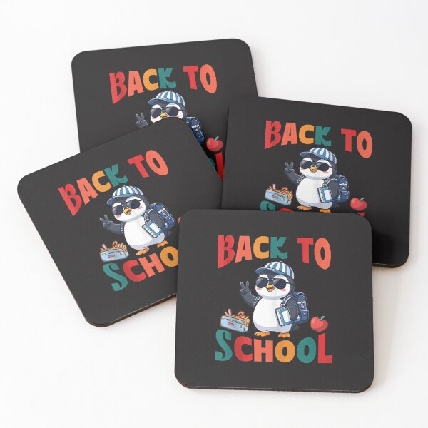 Item preview, Cute Penguin Back to School Student First Day Funny Retro Animal Design designed and sold by kiralynstration.