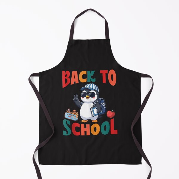 Item preview, Cute Penguin Back to School Student First Day Funny Retro Animal Design designed and sold by kiralynstration.