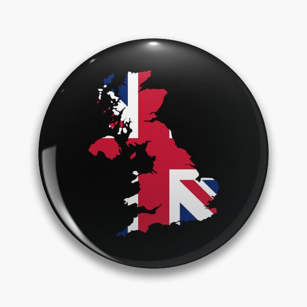 Item preview, United Kingdom Shaped Flag GB designed and sold by shitpostee.