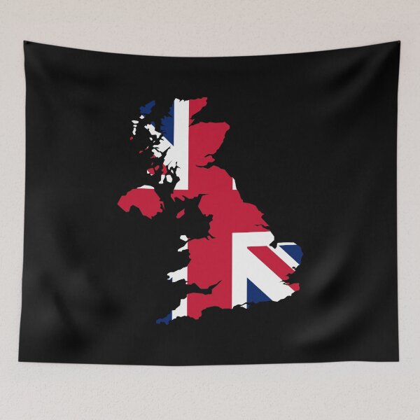 Item preview, United Kingdom Shaped Flag GB designed and sold by shitpostee.
