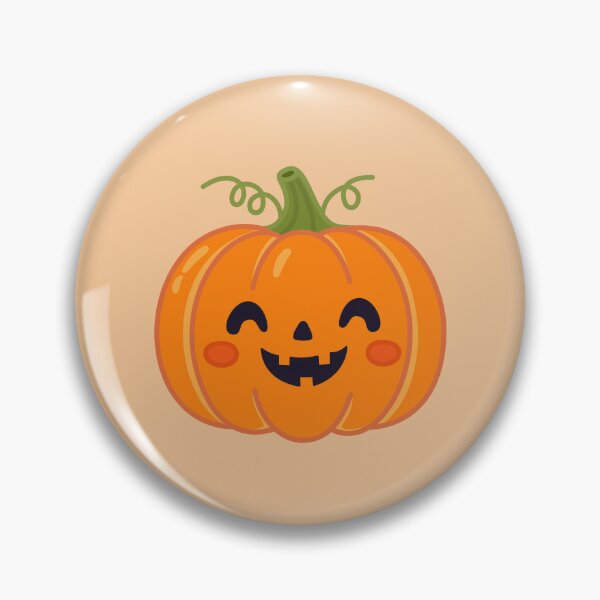 Item preview, Cute Kawaii Jack-O'-Lantern Pumpkin | Happy Halloween Pumpkin Cartoon designed and sold by romyca creation_22.