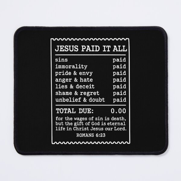 Item preview, Jesus Paid It All designed and sold by plushism.