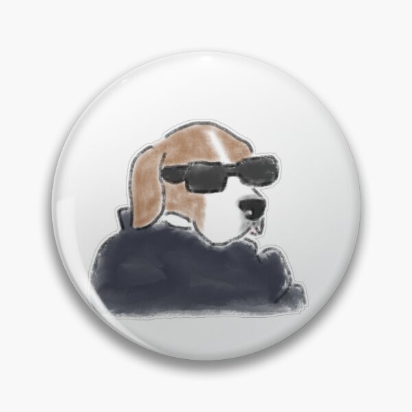 Item preview, Cool Beagle Dog Wearing Sunglasses designed and sold by raun.draw.