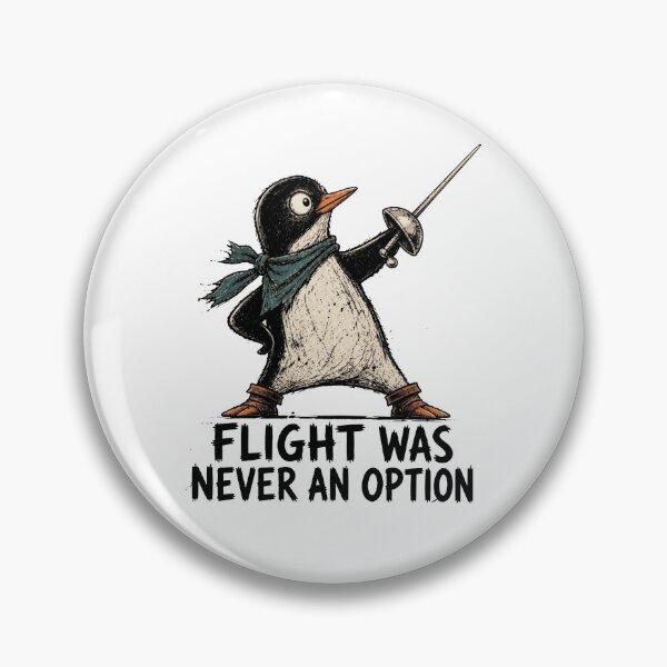 Item preview, Flight Was Never An Option, Funny Penguin designed and sold by kennedy-brook.
