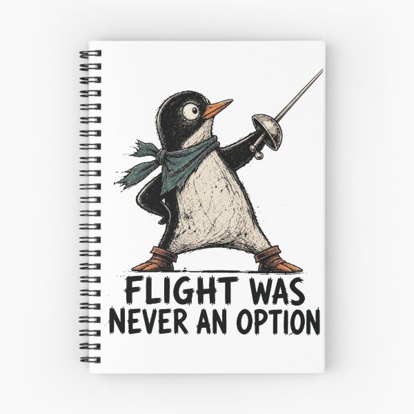 Item preview, Flight Was Never An Option, Funny Penguin designed and sold by kennedy-brook.