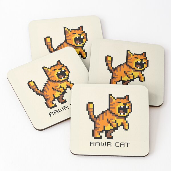 Aperçu de l'œuvre RAWR CAT créée et vendue par CornershopTee.