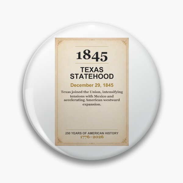Item preview, America 250 | Texas statehood | 1845 designed and sold by ariksworld.