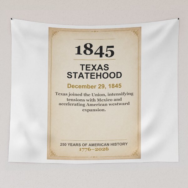 Item preview, America 250 | Texas statehood | 1845 designed and sold by ariksworld.