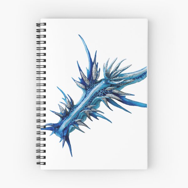 Item preview, Blue Dragon Sea Slug Delicate Watercolor Painting designed and sold by dragonwolfpack.