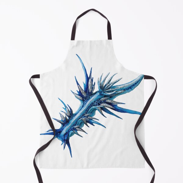 Item preview, Blue Dragon Sea Slug Delicate Watercolor Painting designed and sold by dragonwolfpack.