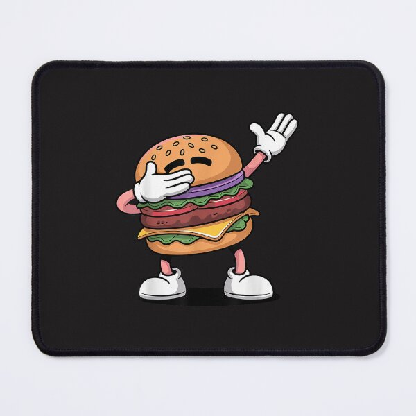 Item preview, Funny Dabbing Hamburger Cartoon Costume Cute Burger Food Lover Vintage Art designed and sold by kiralynstration.
