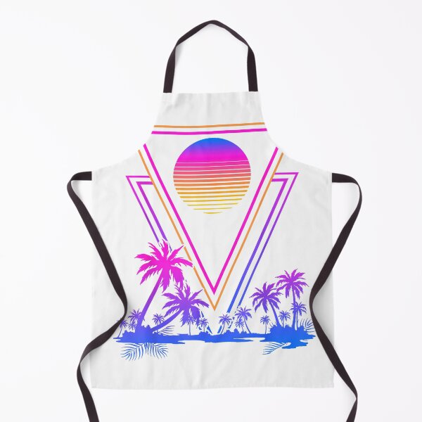 Item preview, Retro Synthwave Aesthetic 1980s Palm Trees 90s Vaporwave T-Shirt designed and sold by Voila-creative.