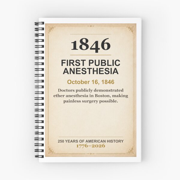 Item preview, America 250 | First Public Anesthesia | 1846 designed and sold by ariksworld.
