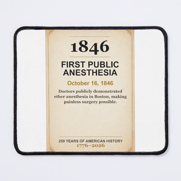 Item preview, America 250 | First Public Anesthesia | 1846 designed and sold by ariksworld.