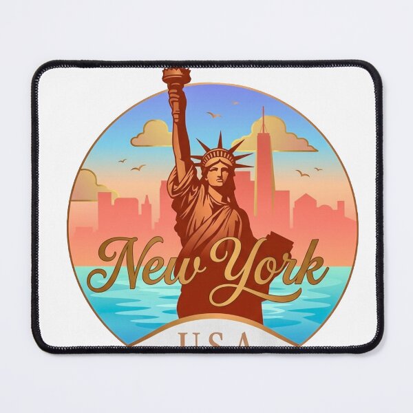 Item preview, NYC Statue of Liberty Sunset Souvenir Design designed and sold by Antony004.