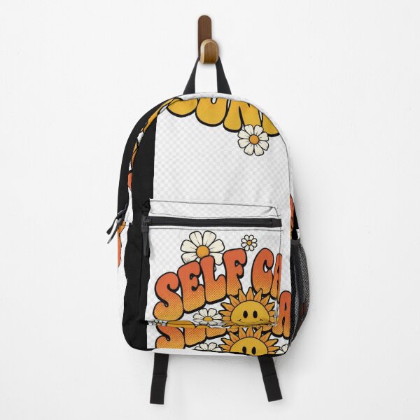 Item preview, Self Care Sunday Retro Sunflower Smiley Daisy Floral Graphic | Groovy 70s Vintage Mental Health Positive Vibes T-Shirt Design designed and sold by GloboStyle Design .